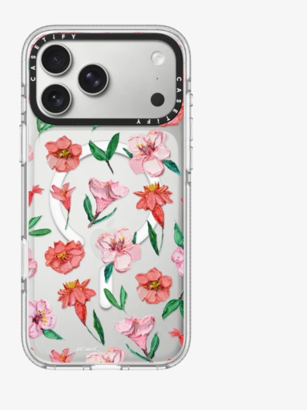 casetify - Peach & Coral Blooms - iPhone 17 pro max